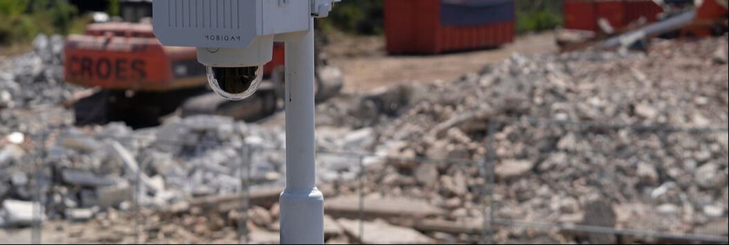 Construction site surveillance
